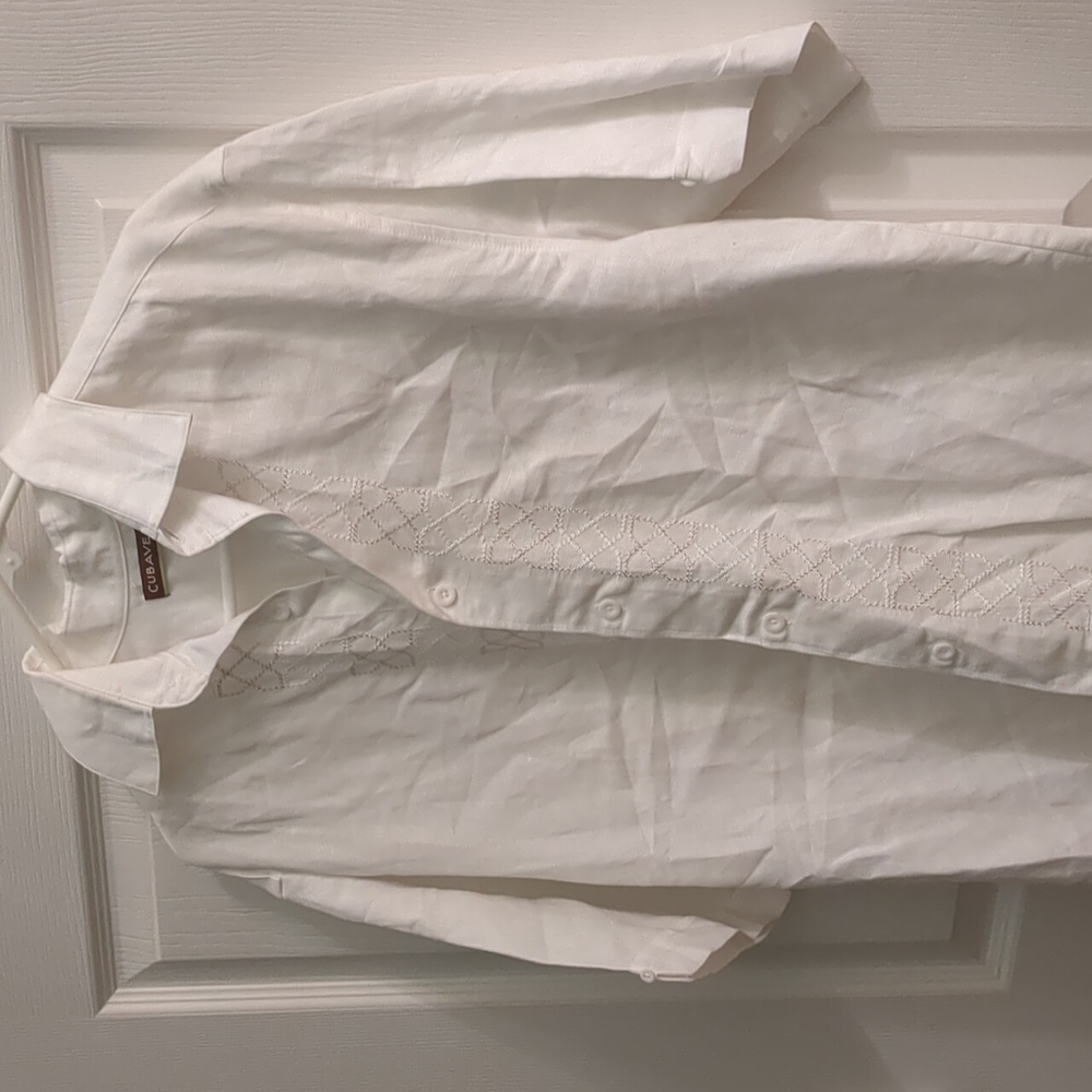 Linen rayon blend top